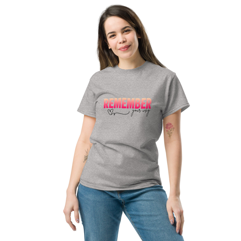 Remember your why classic tee