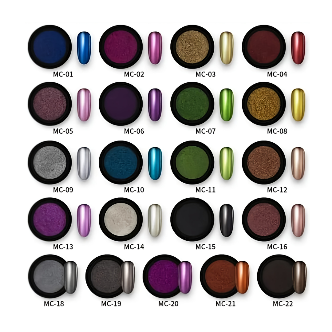 Multi-Color Nail Powder Set