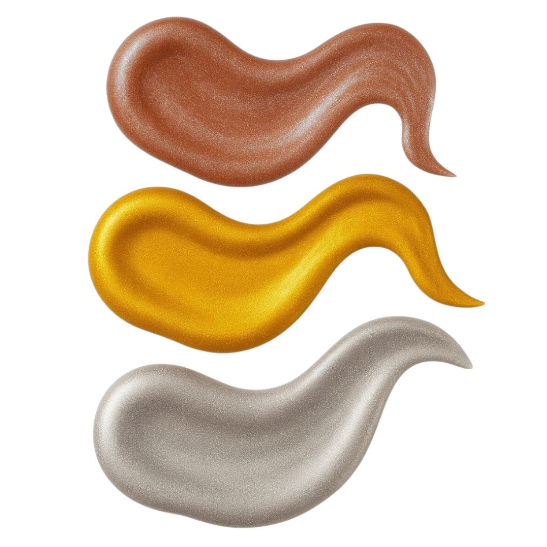 Metallic painting gel 