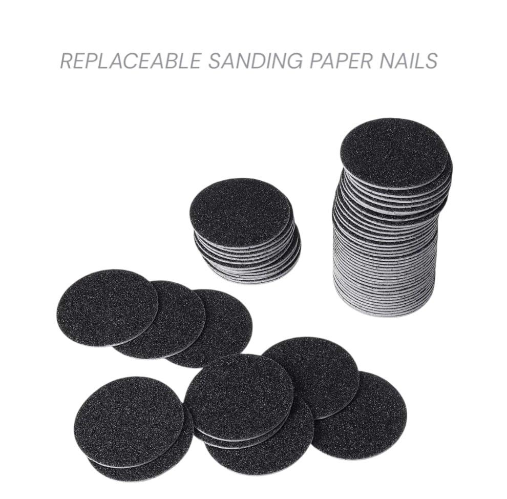 Replaceable sanding paper nails