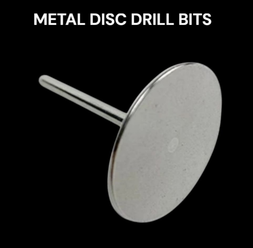Metal disc drill bits
