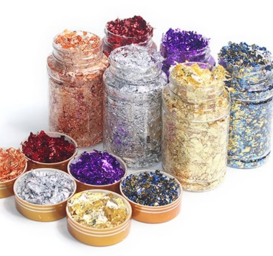 Metallic Foil Flakes Set