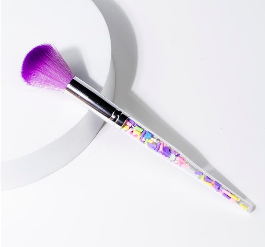 Nail dust long brush