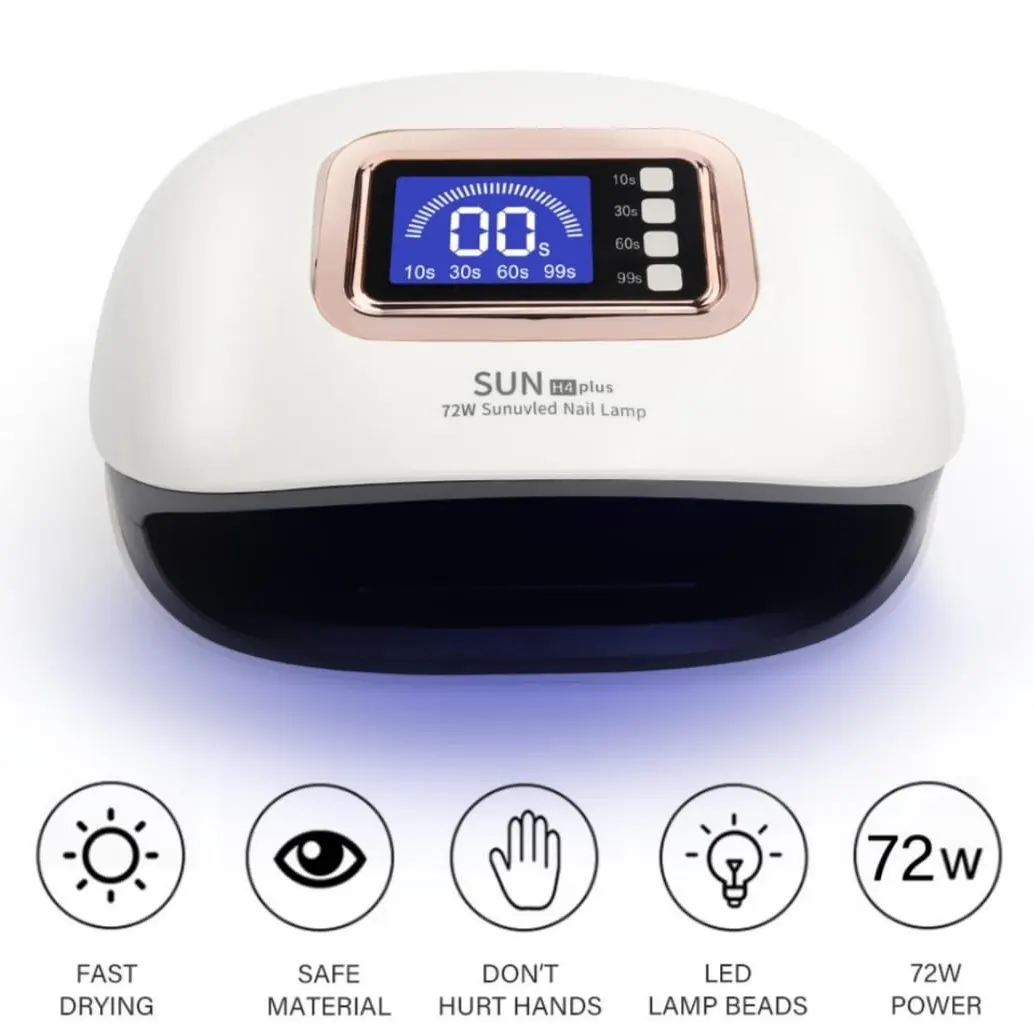 SUN H4+ 72W Sun uv led Nail Lamp