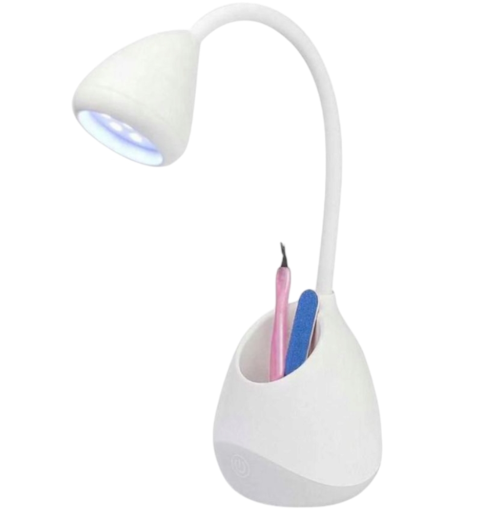 UV/LED desk finger lamp