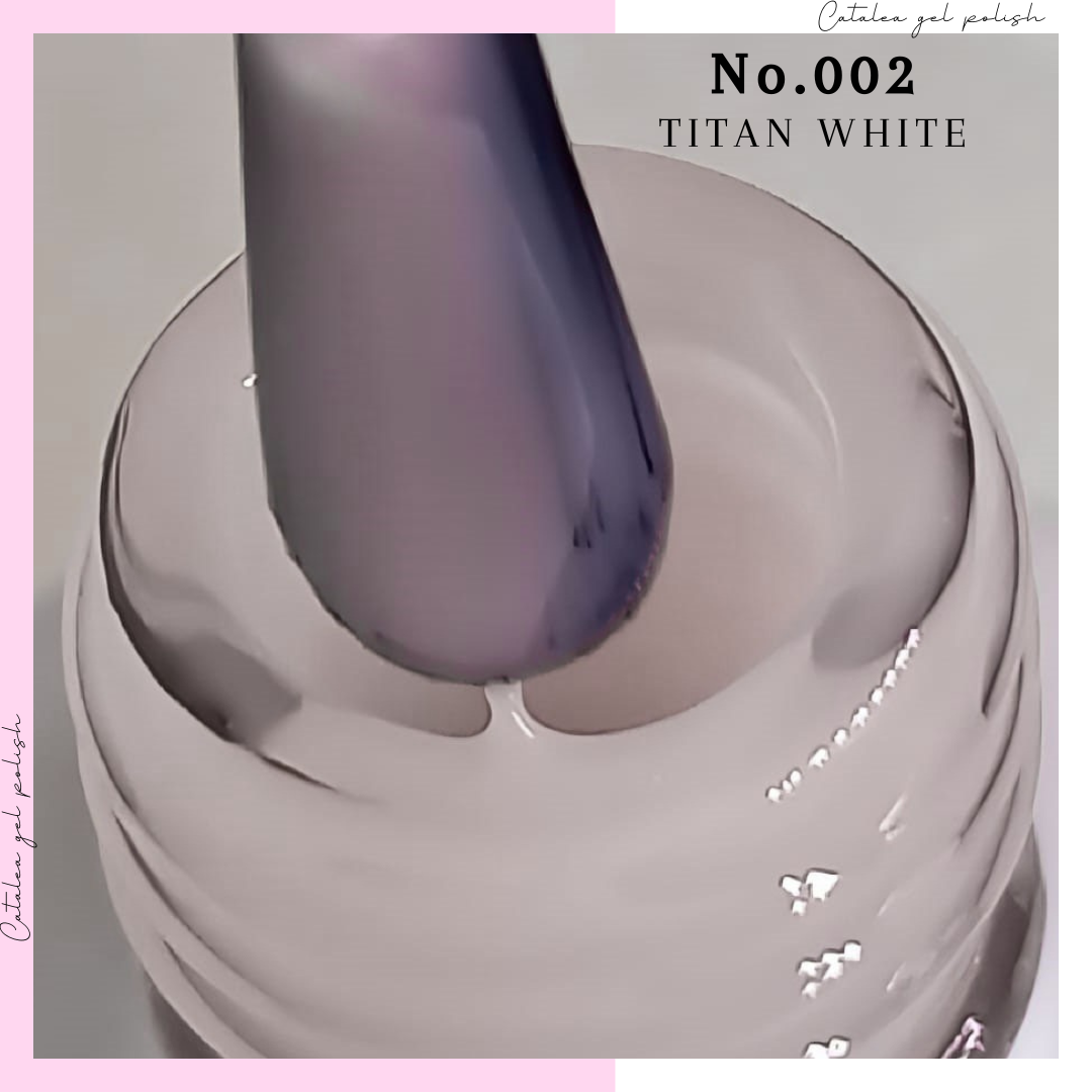 Titan White Gel Polish No.002