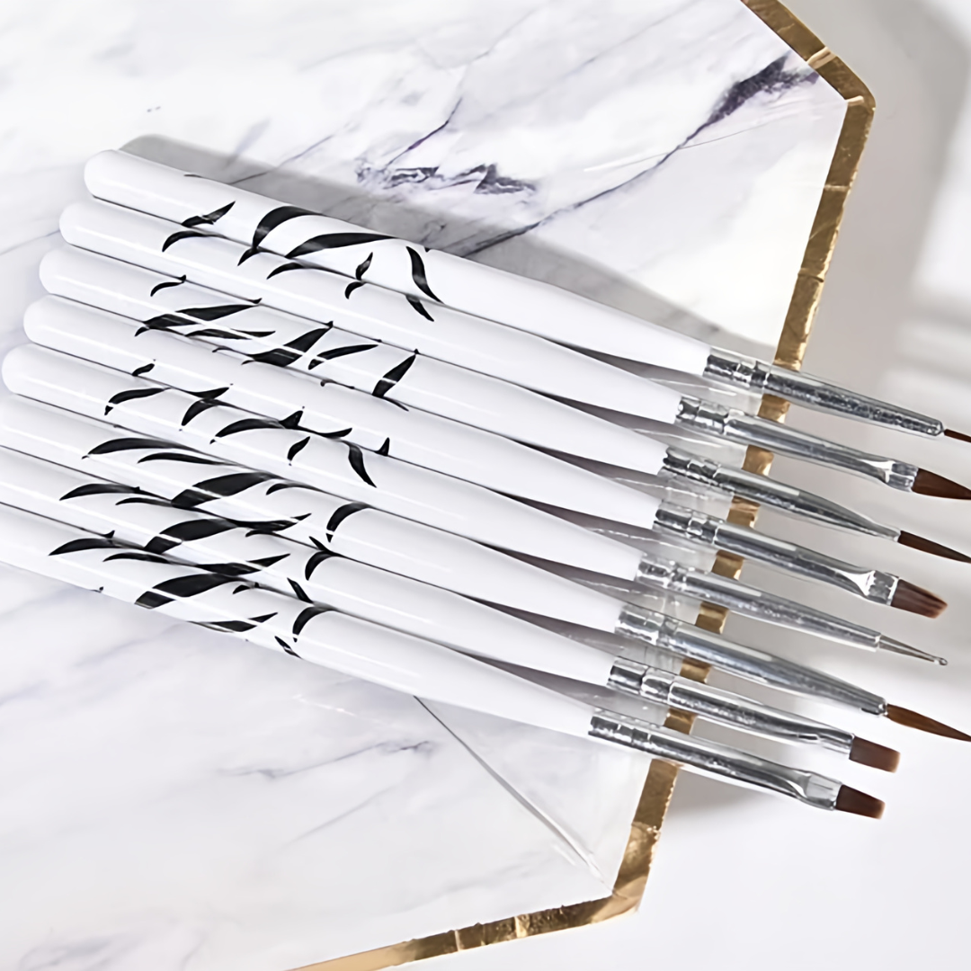 Nail Art Brush zeebra Set