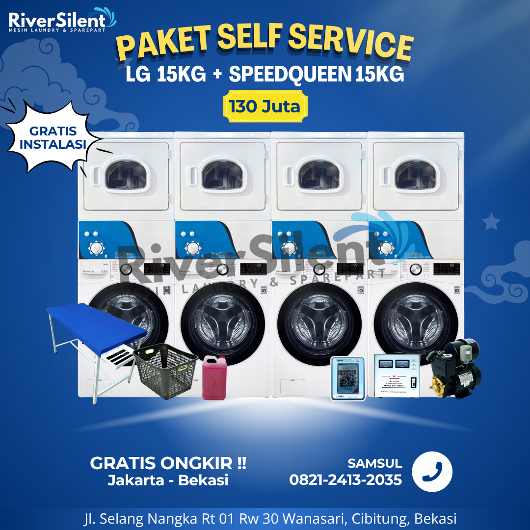 Paket Self Service 130 Juta