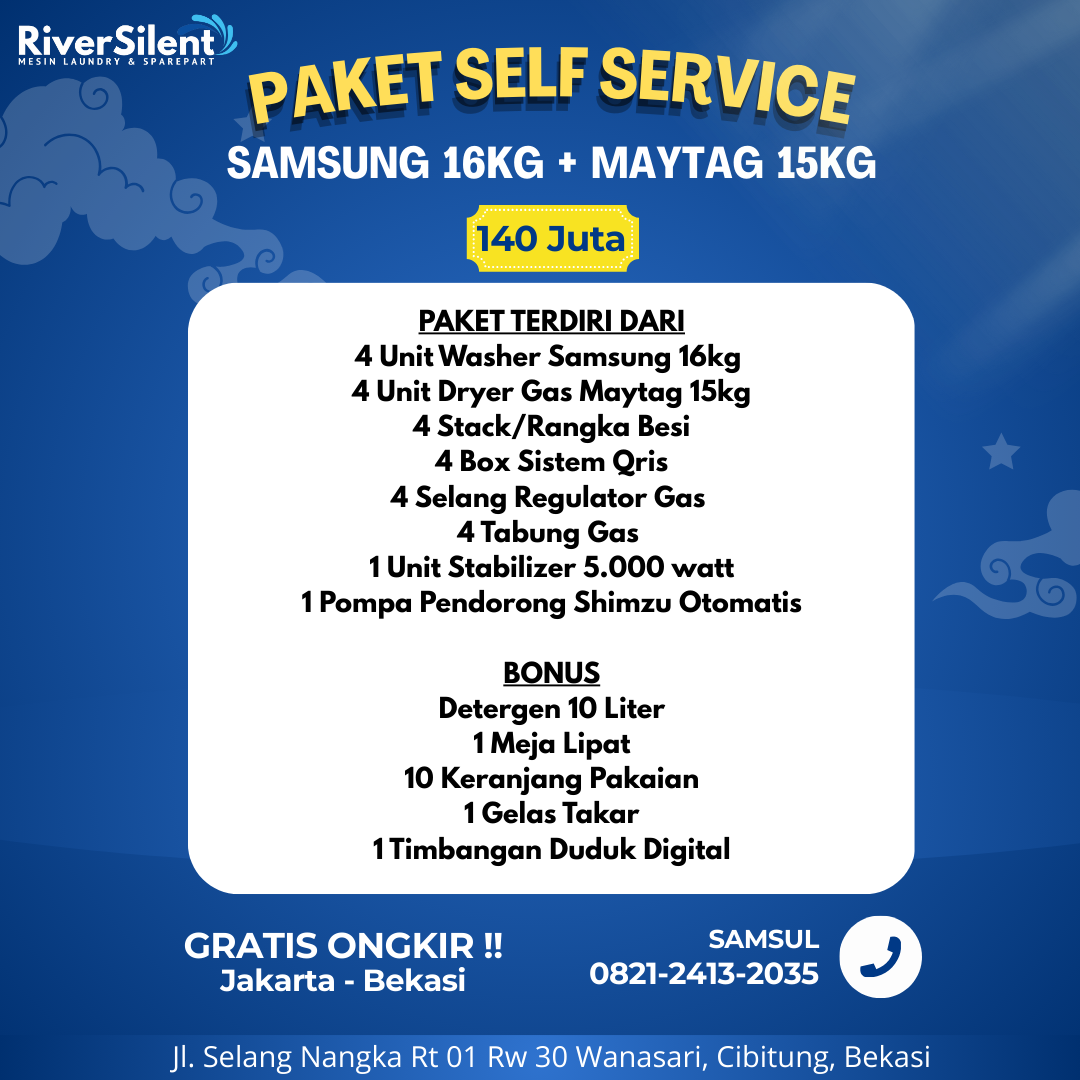 Paket Self-Service 140 Juta