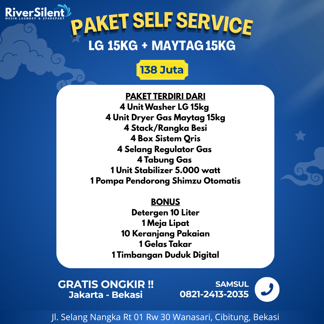 Paket Self Service 138 Juta