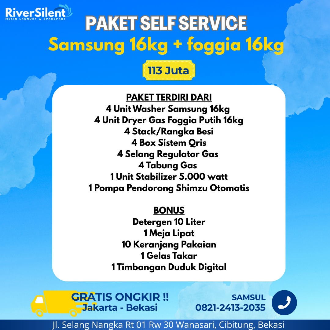Paket Self-Service 113 Juta