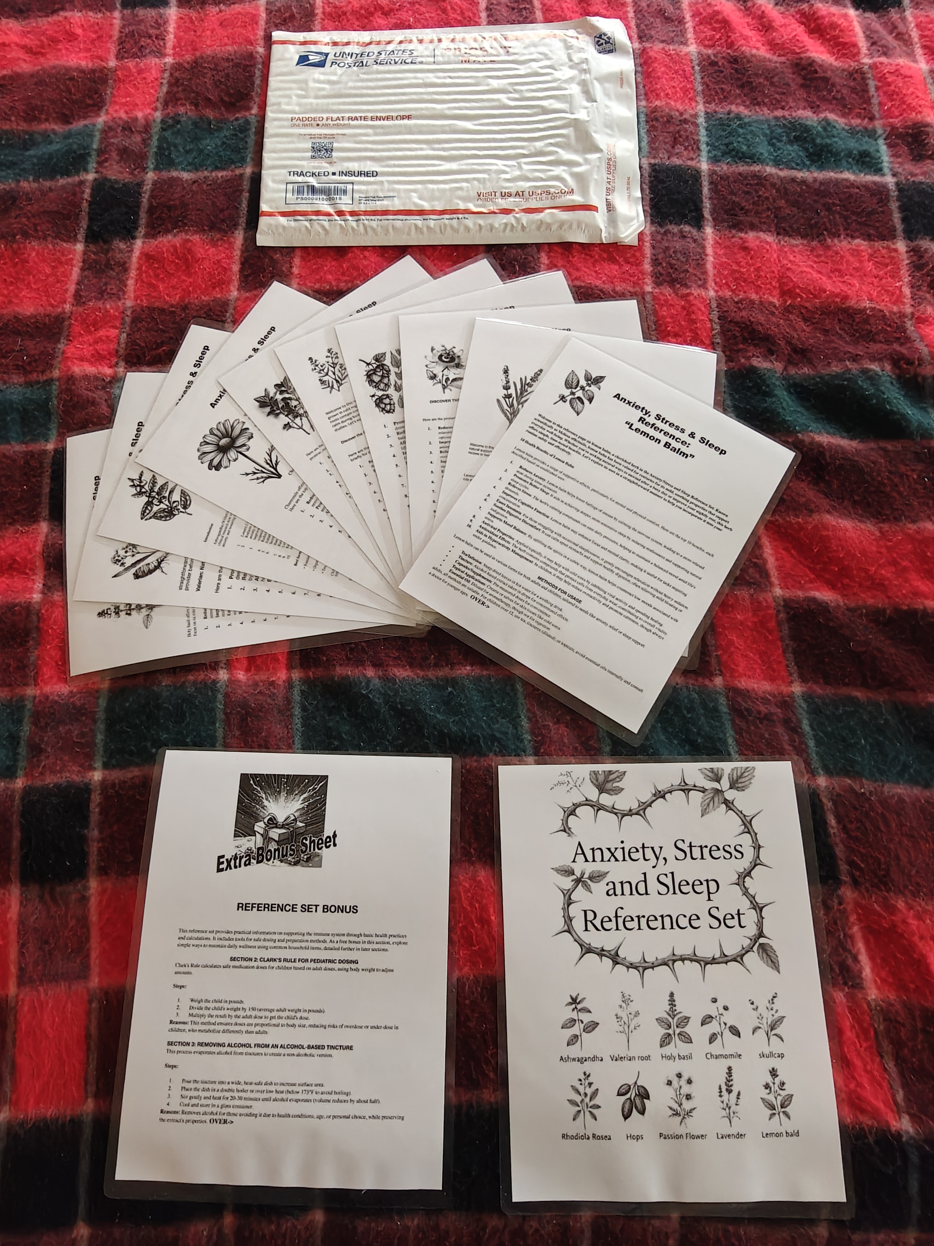 Anxiety Calm and SLEEP reference SET single