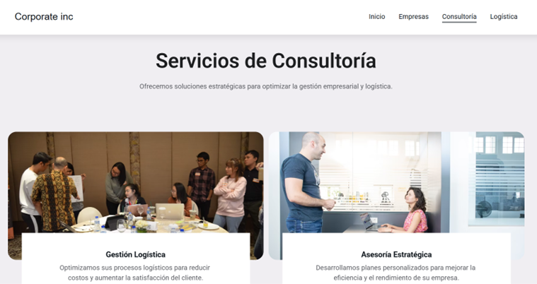 Pagina Web Corporativa