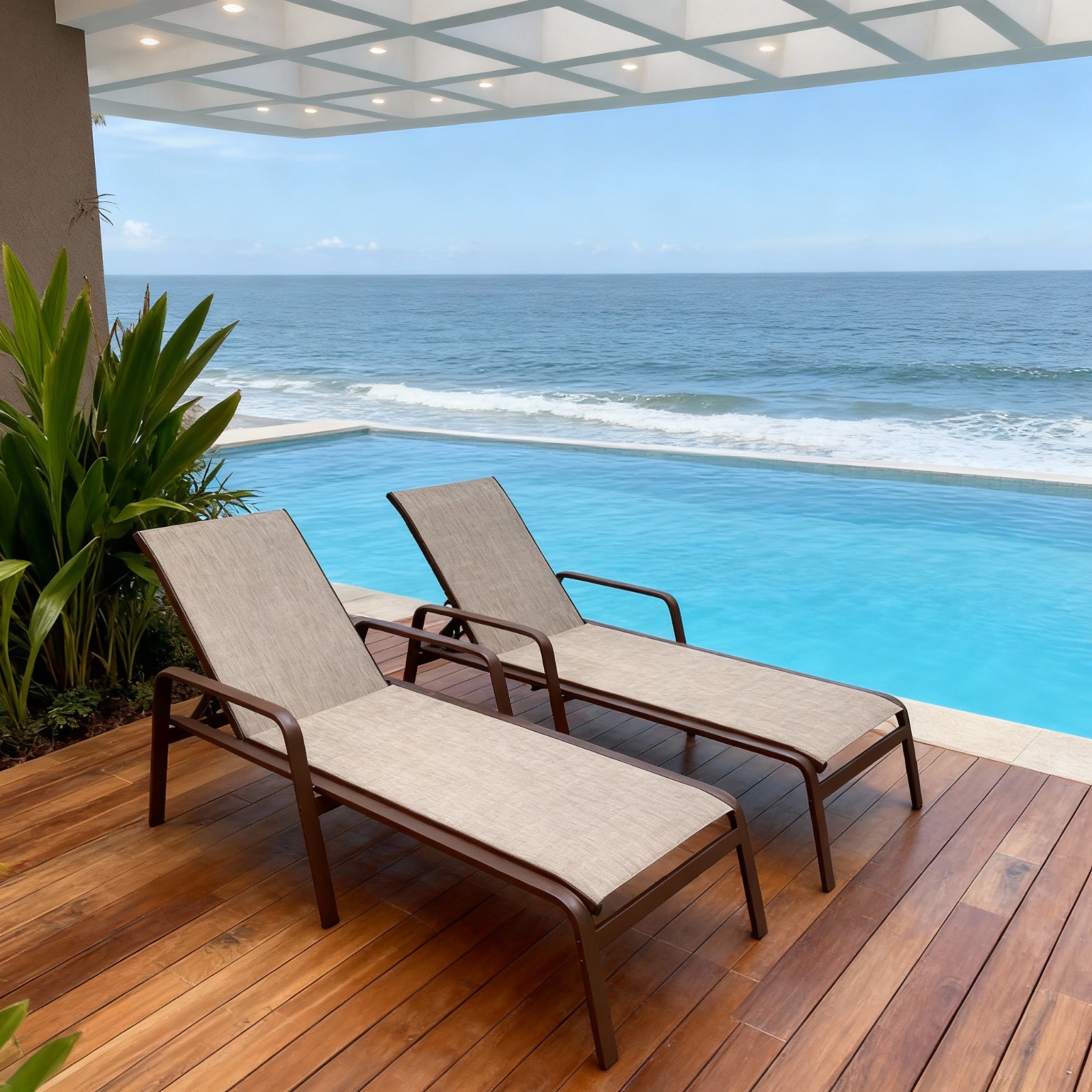 Espreguiçadeira Atlanta em Tela - Valor Unitário