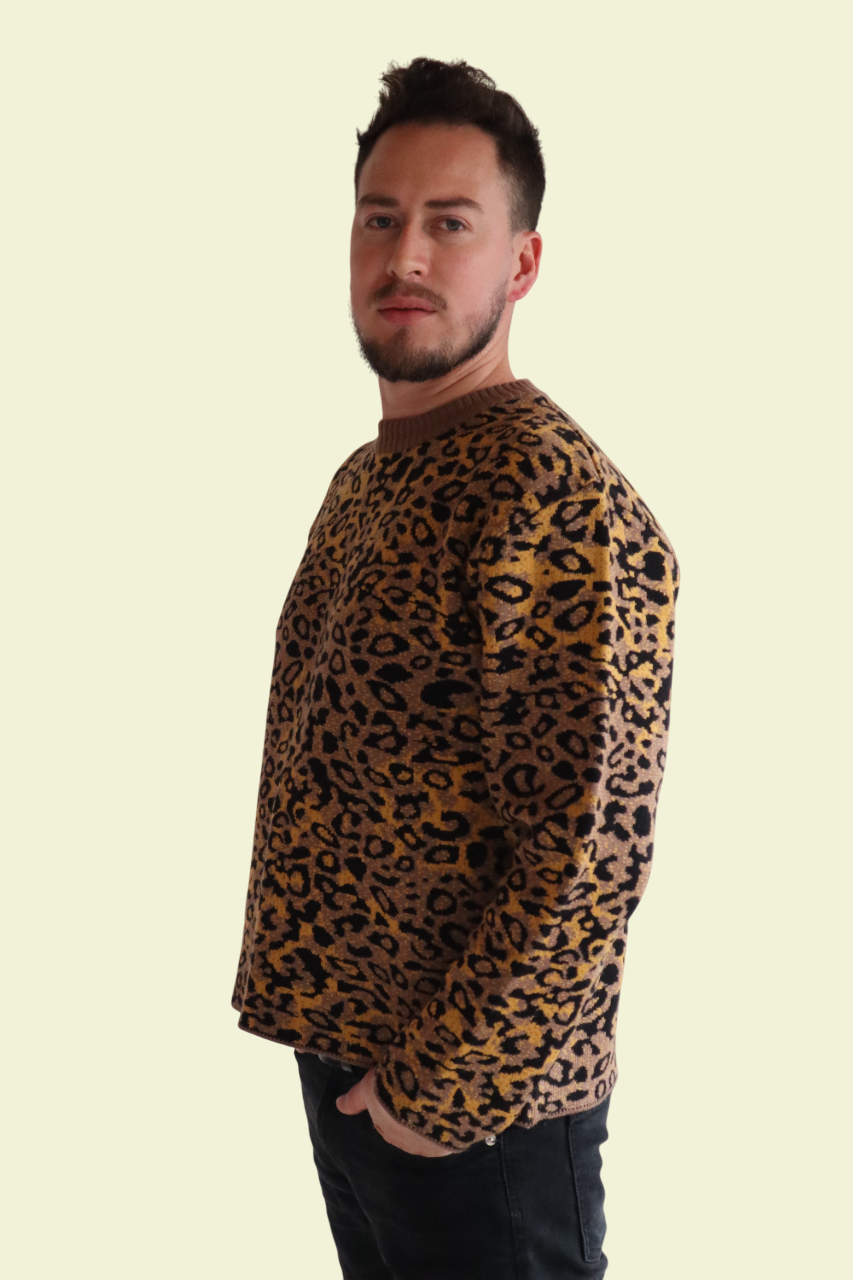 Suéter Animal Print Hombre