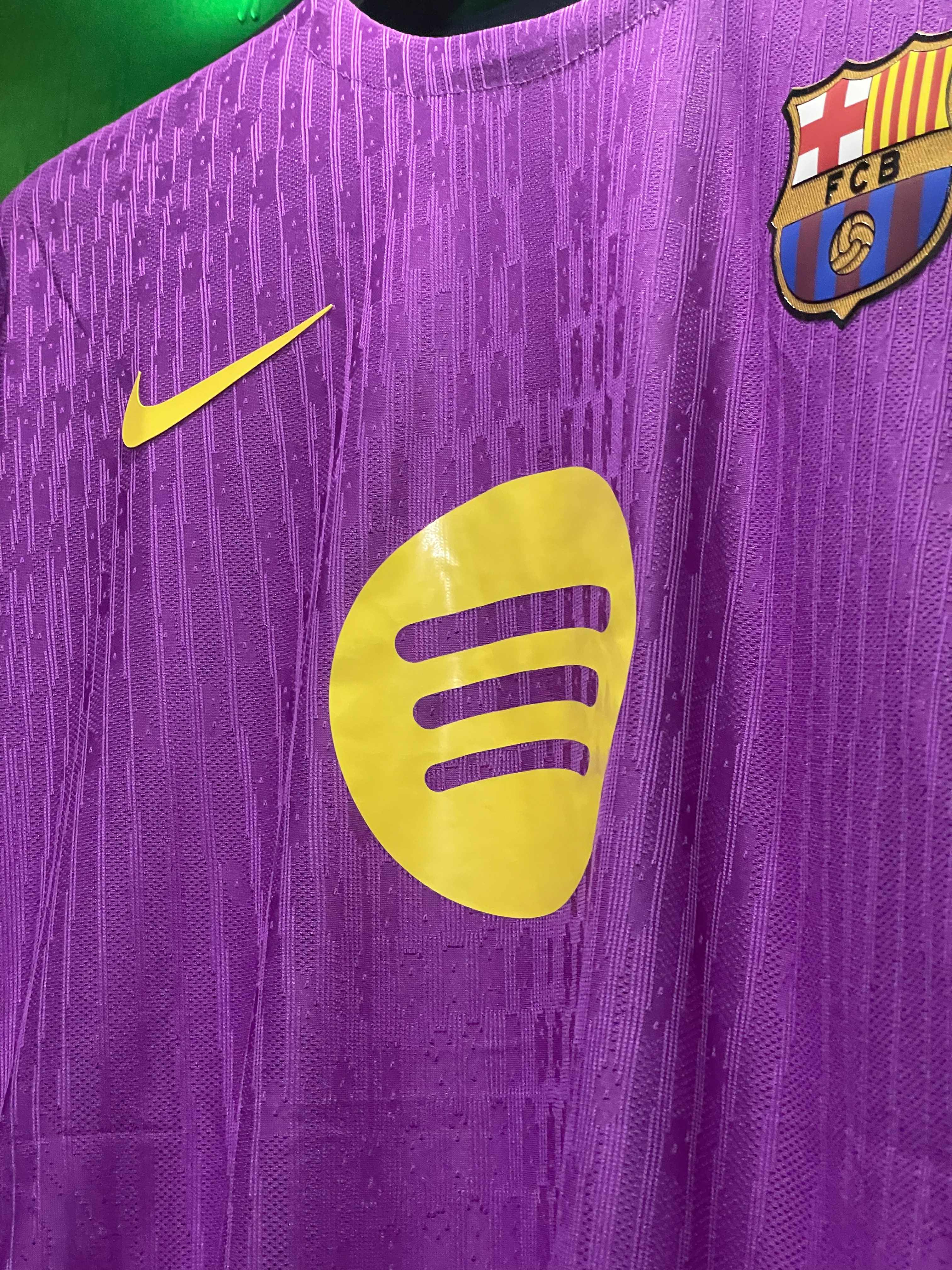 FC Barcelona Purple Football Jersey Training Kit (Player Edition)