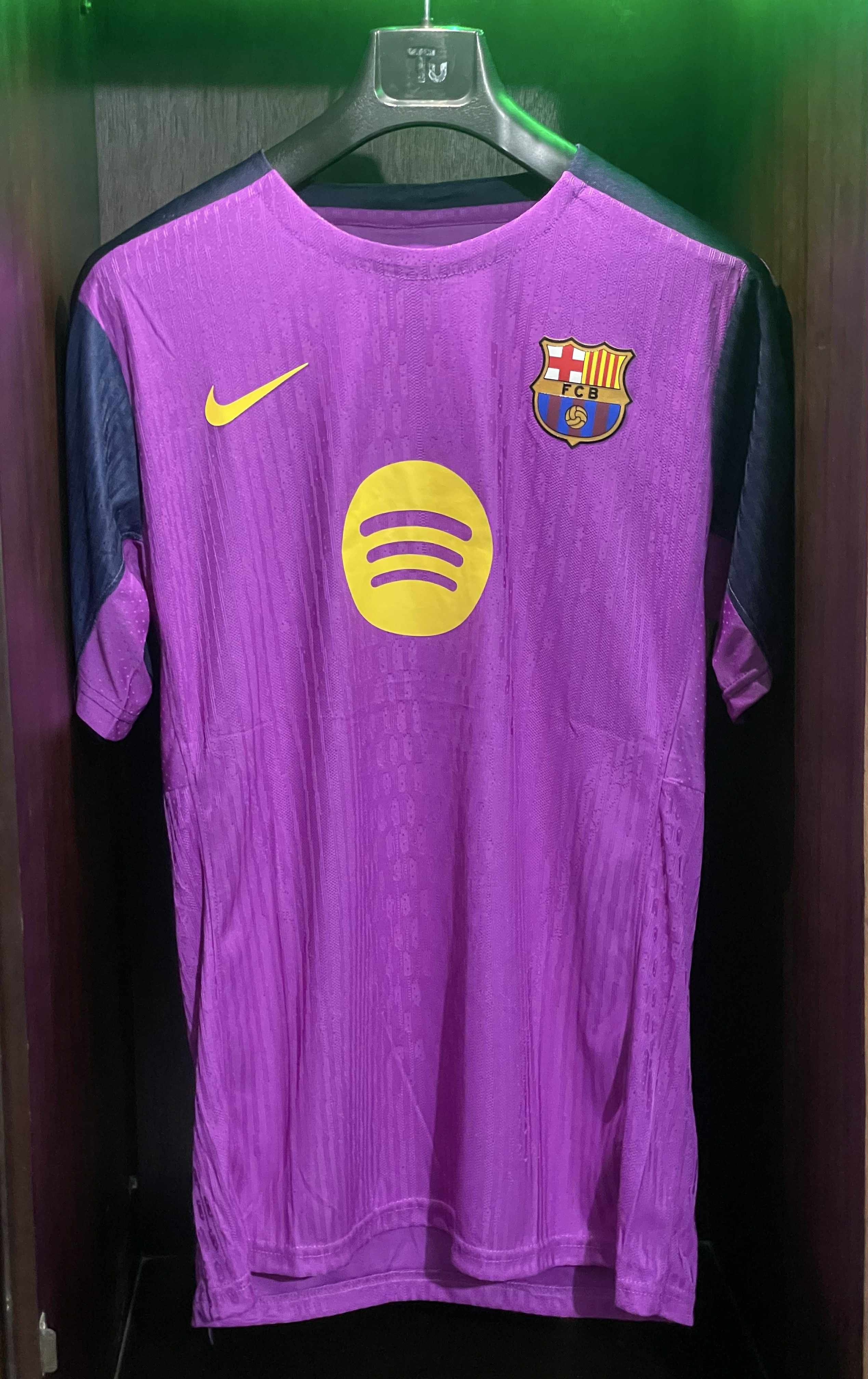 FC Barcelona Purple Football Jersey Training Kit (Player Edition)