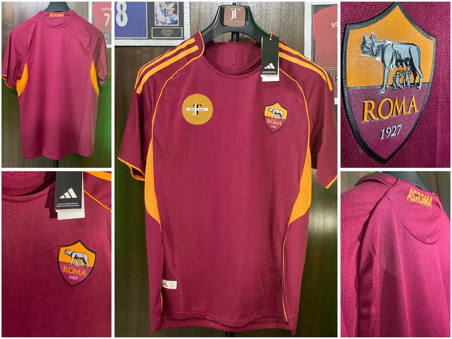 AS Roma Adidas Training Jersey(player Editon)