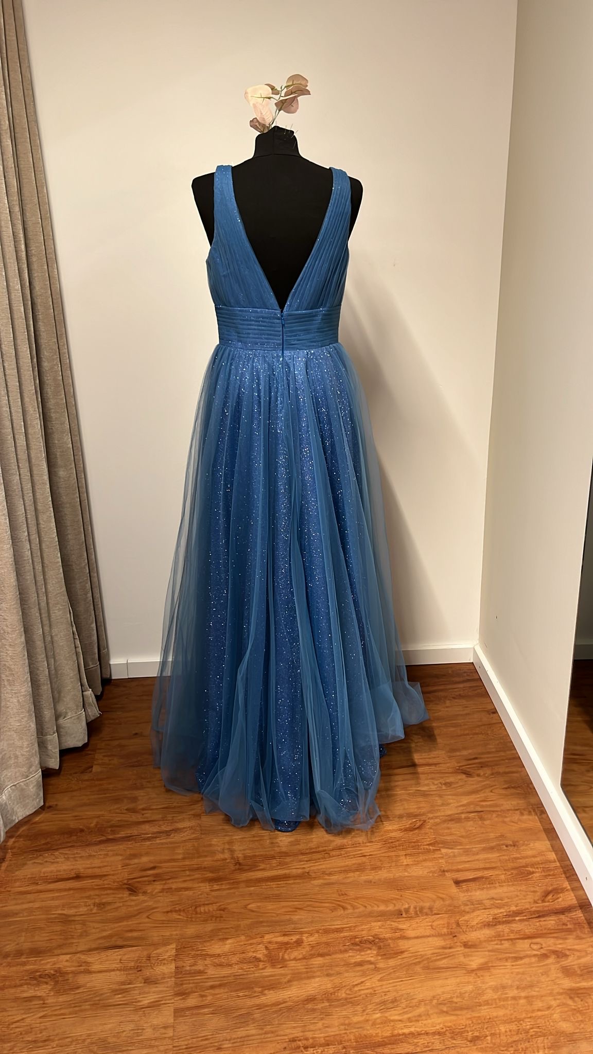 Abendkleid in Blau