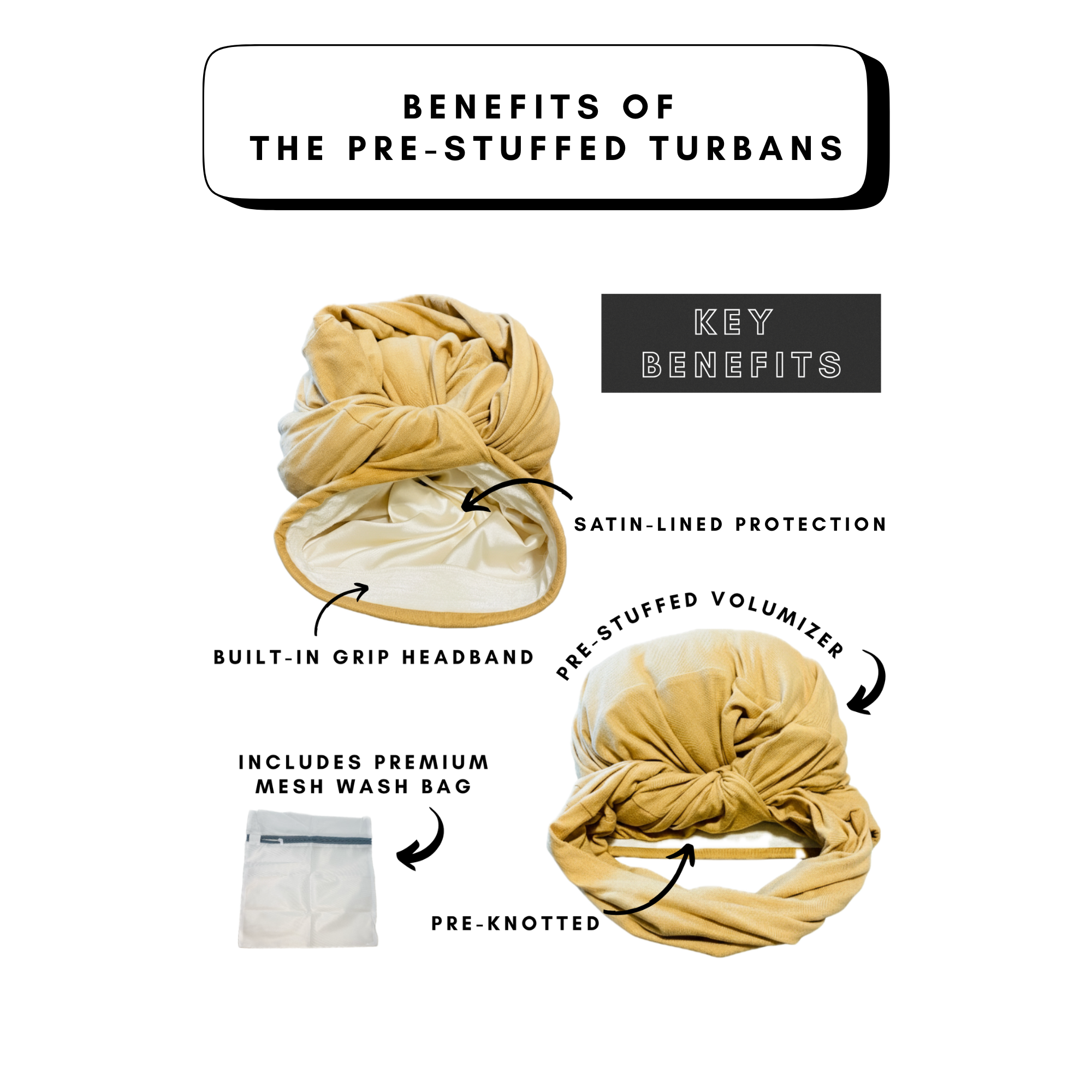 PRE-STUFFED TURBAN COLLECTION