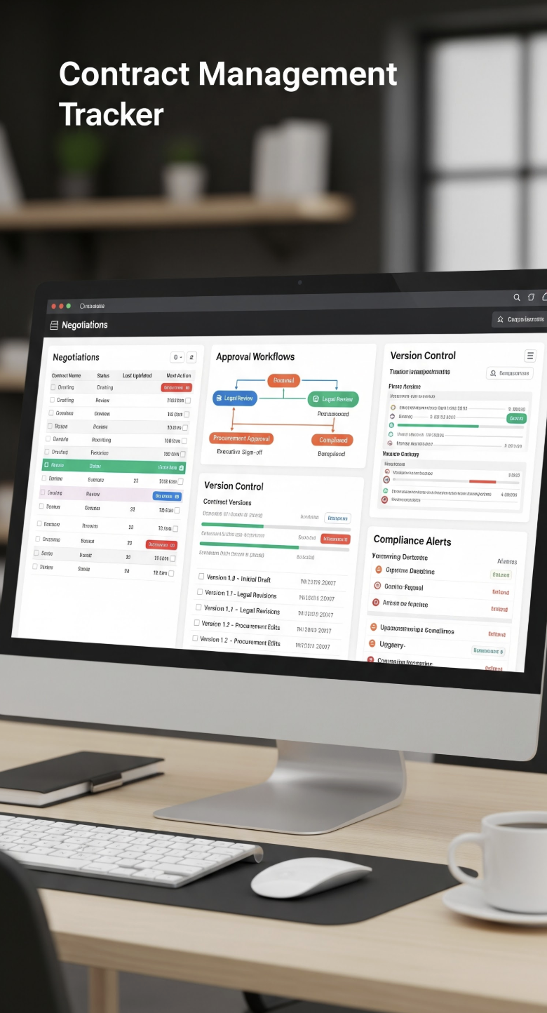 Contract Management Tracker
