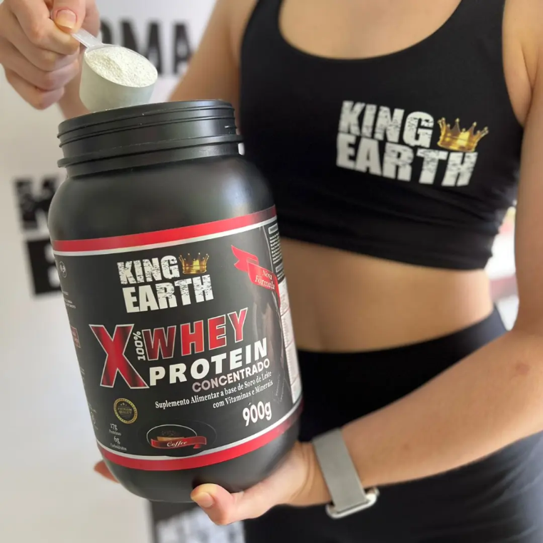 X Whey Protein Concentrado Rei Terra  900g