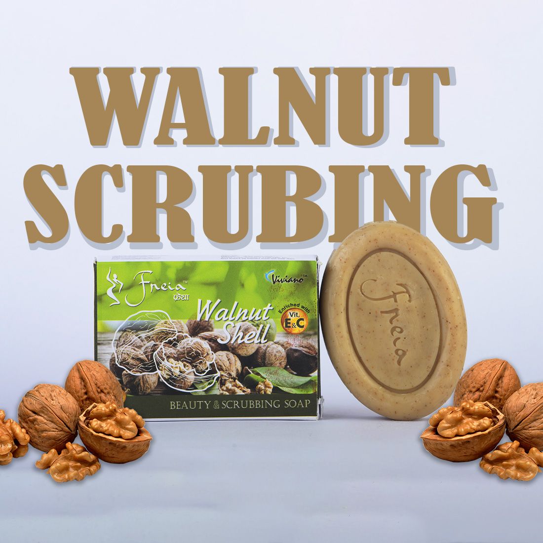 Walnut Shell Scrubbing Soap