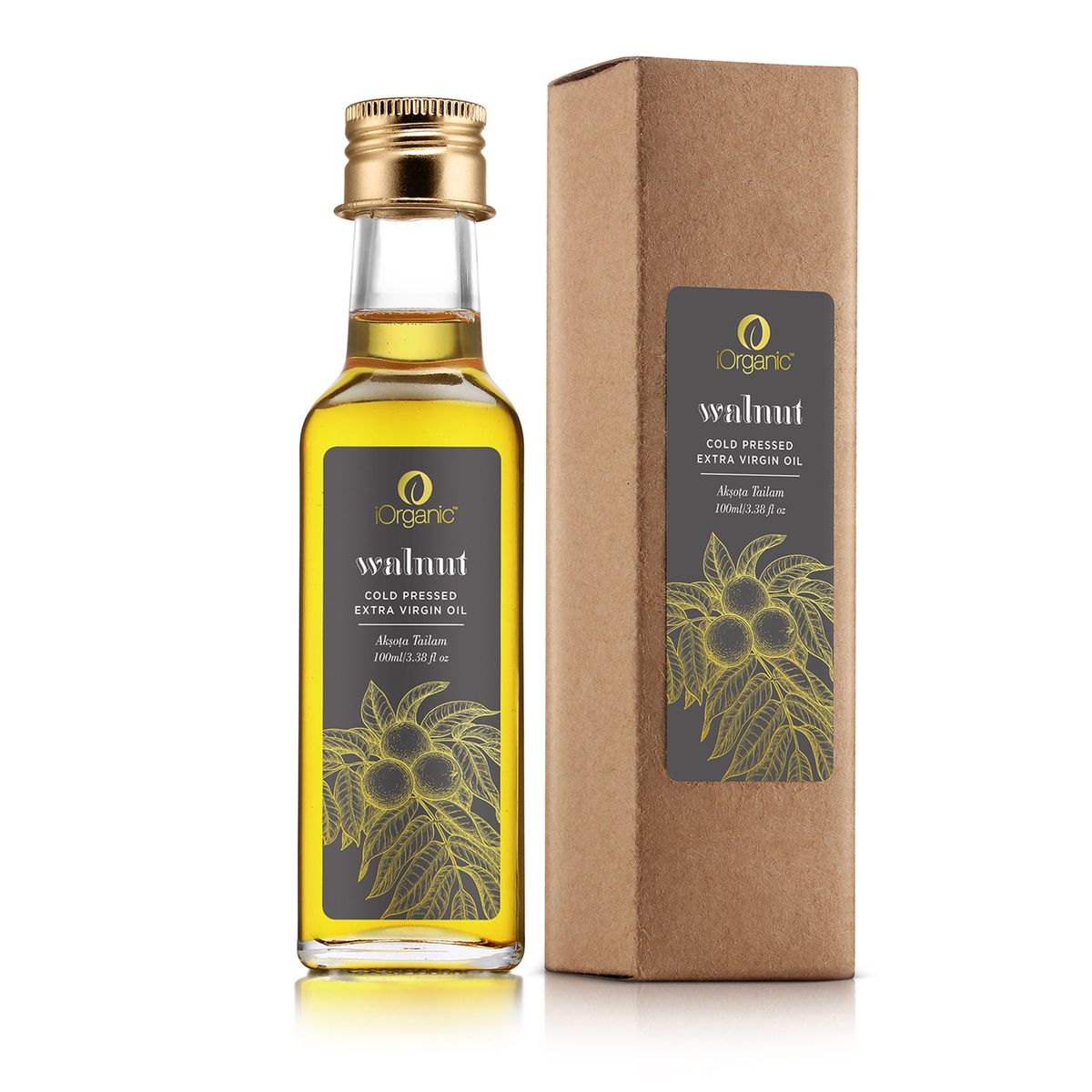 Organic Cold Pressed Walnut Extra Virgin Oil