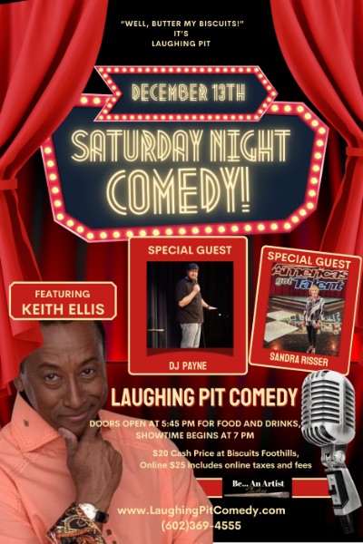 Laughing Pit Comedy Night December 13th