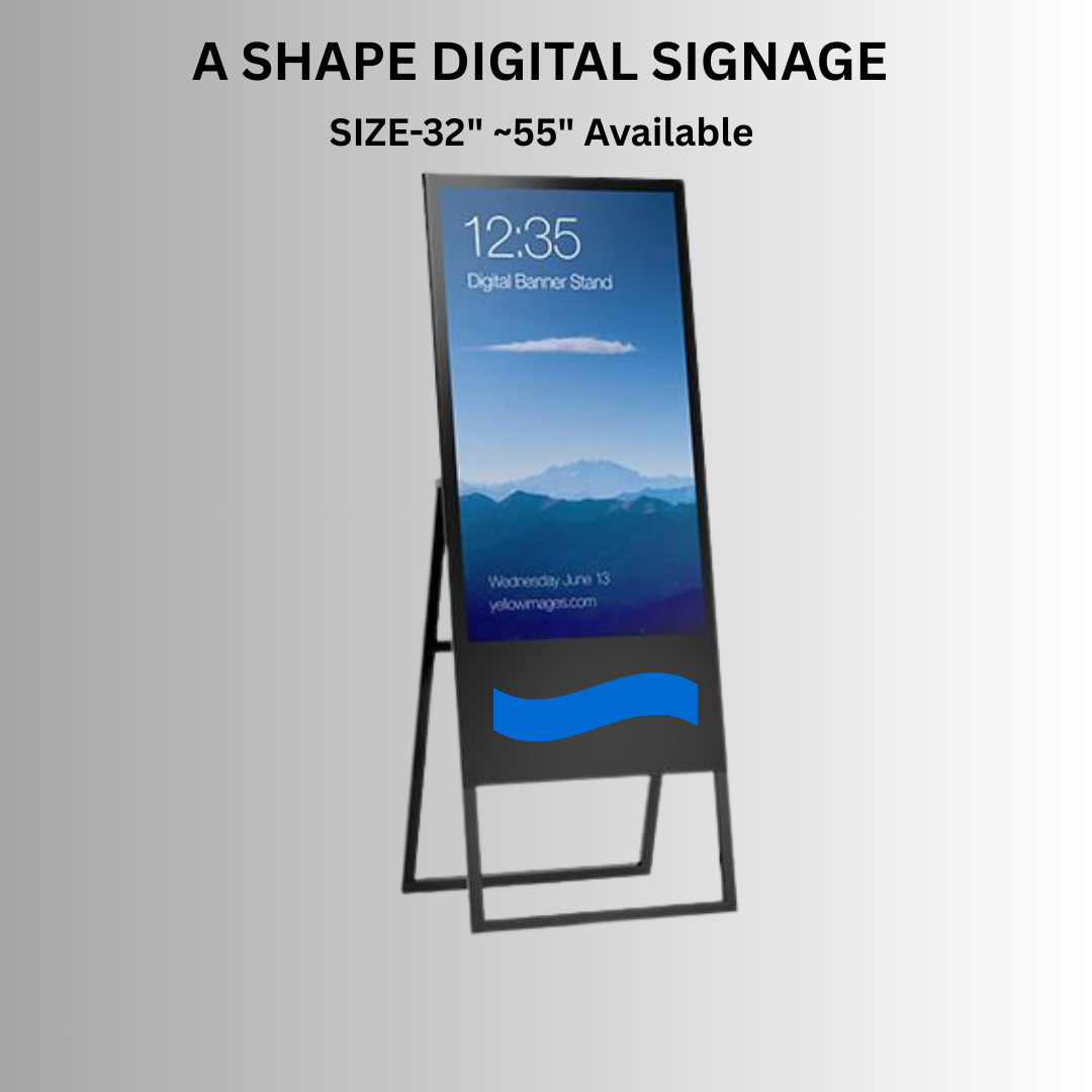 Individual Digital Signage A Shape 43"