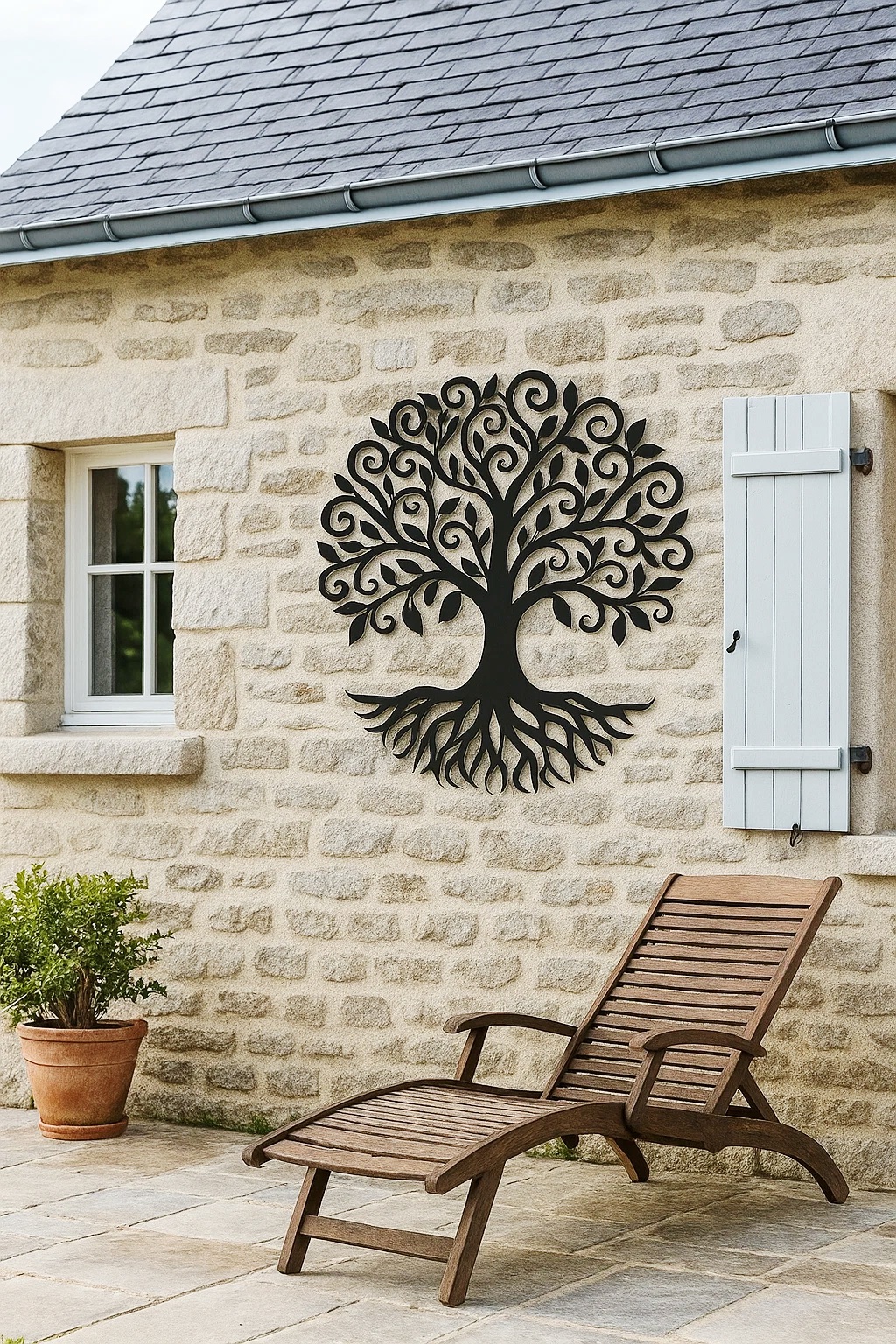 Décoration murale métal - Arbre de vie