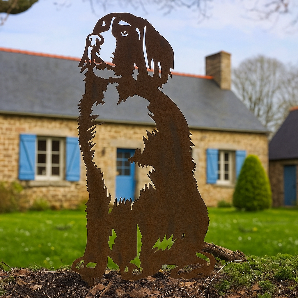 Bouvier berner - statue de jardin - 89x49