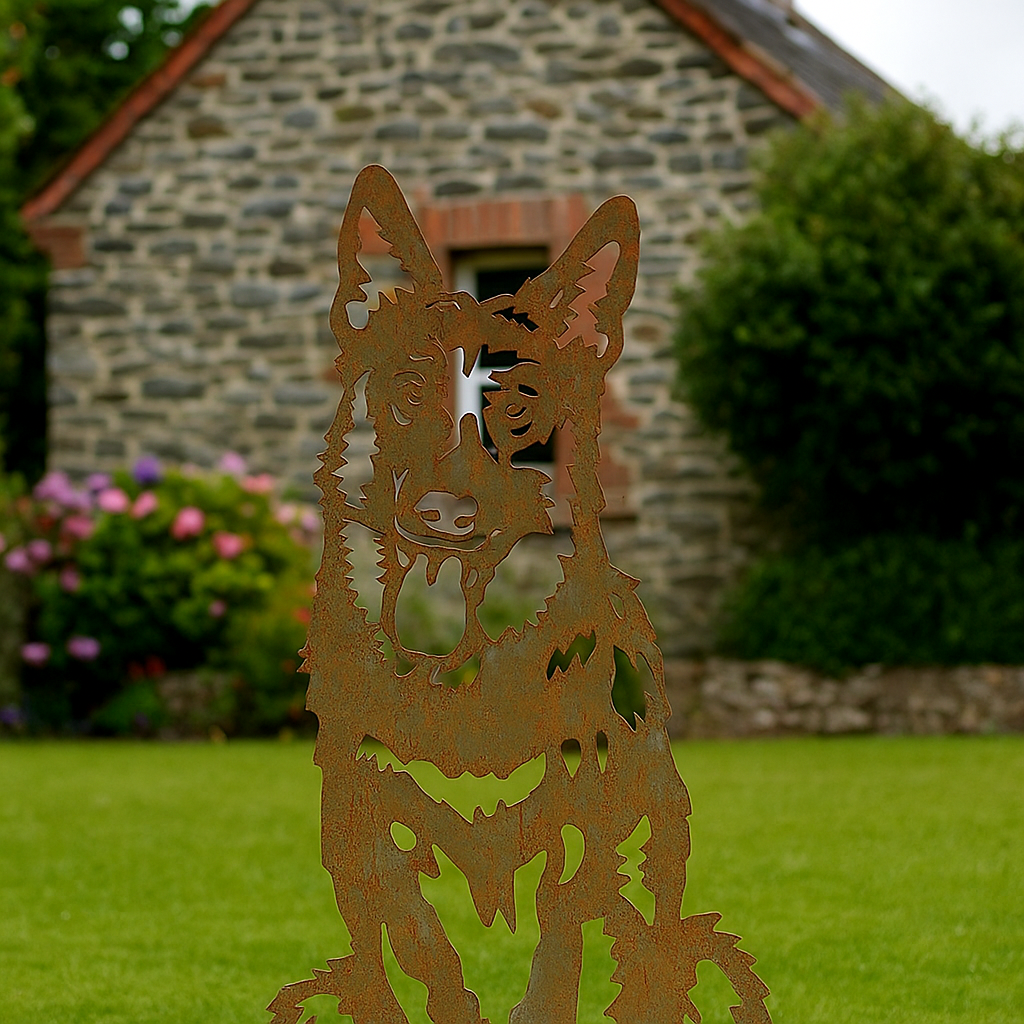 Berger allemand - statue de jardin - 84x43