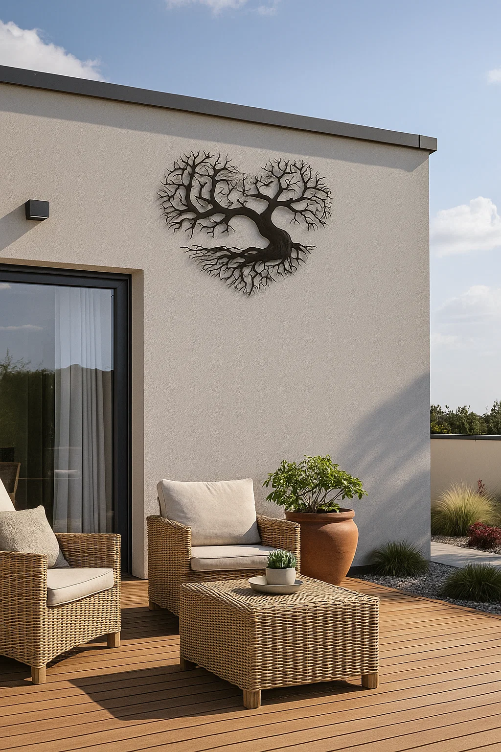 Décoration murale métal - Arbre de vie