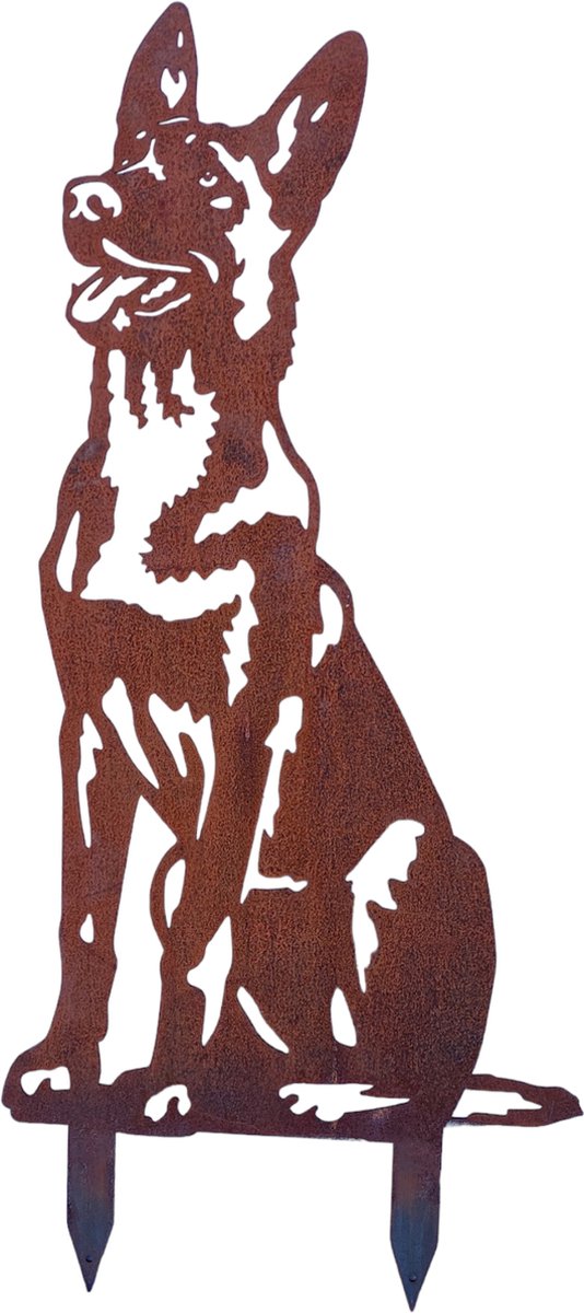 Malinois - statue de jardin - 87x43