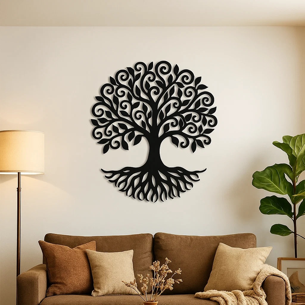 Décoration murale métal - Arbre de vie
