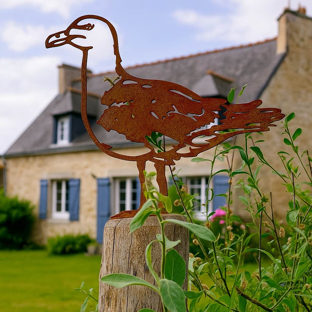 Mouette - statue de jardin - 47x39