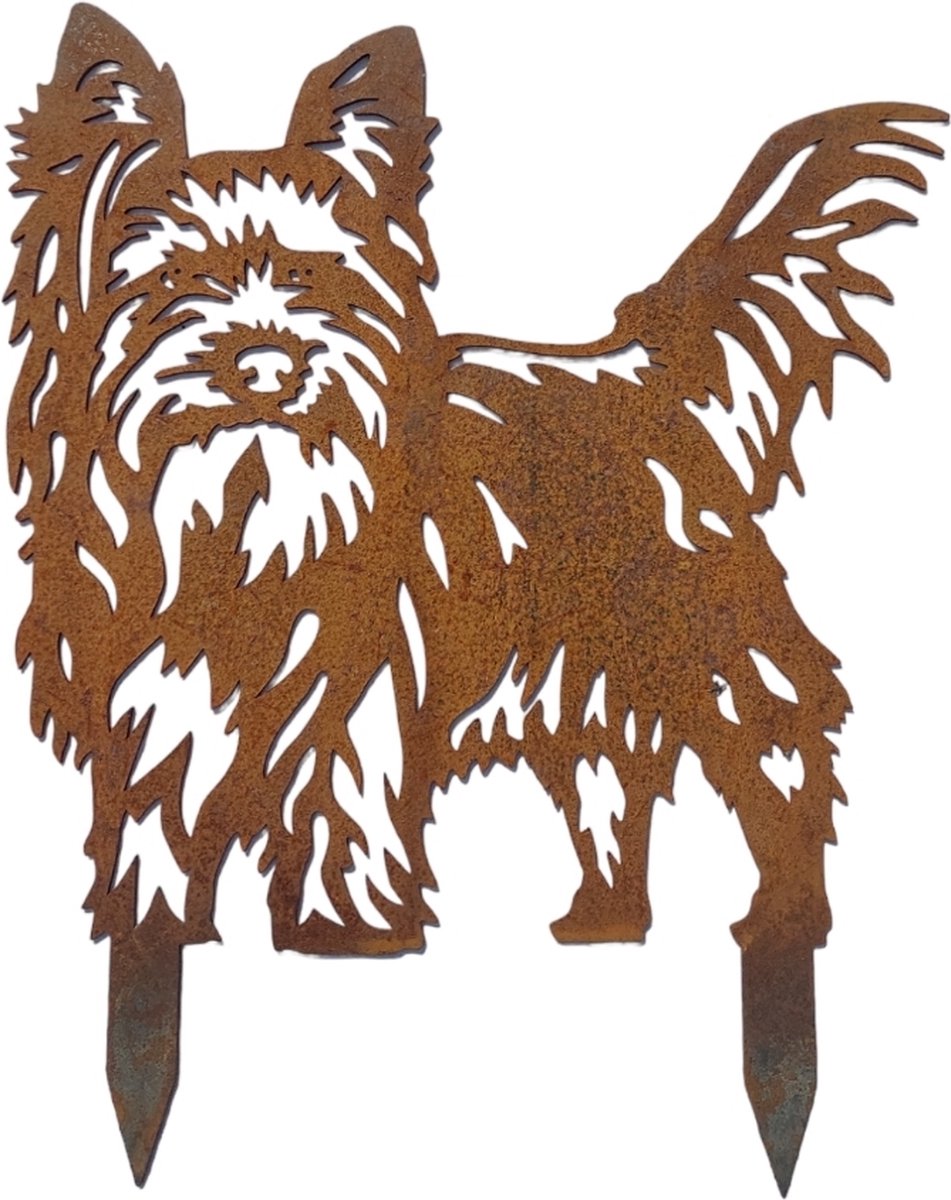 Yorkshire Terrier - statue de jardin - 40x40