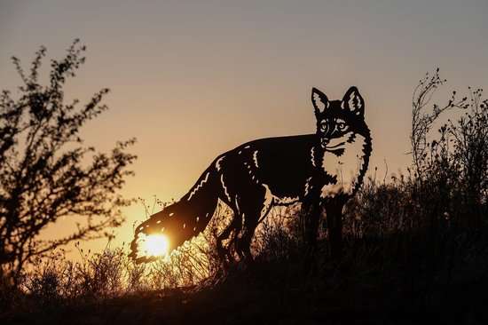 Renard - statue de jardin - 73x52