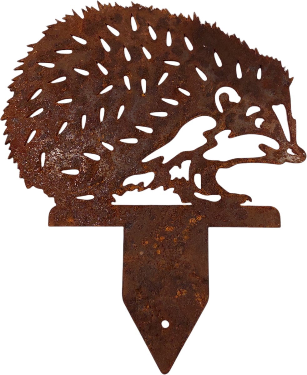 Hérisson - statue de jardin - 25x19