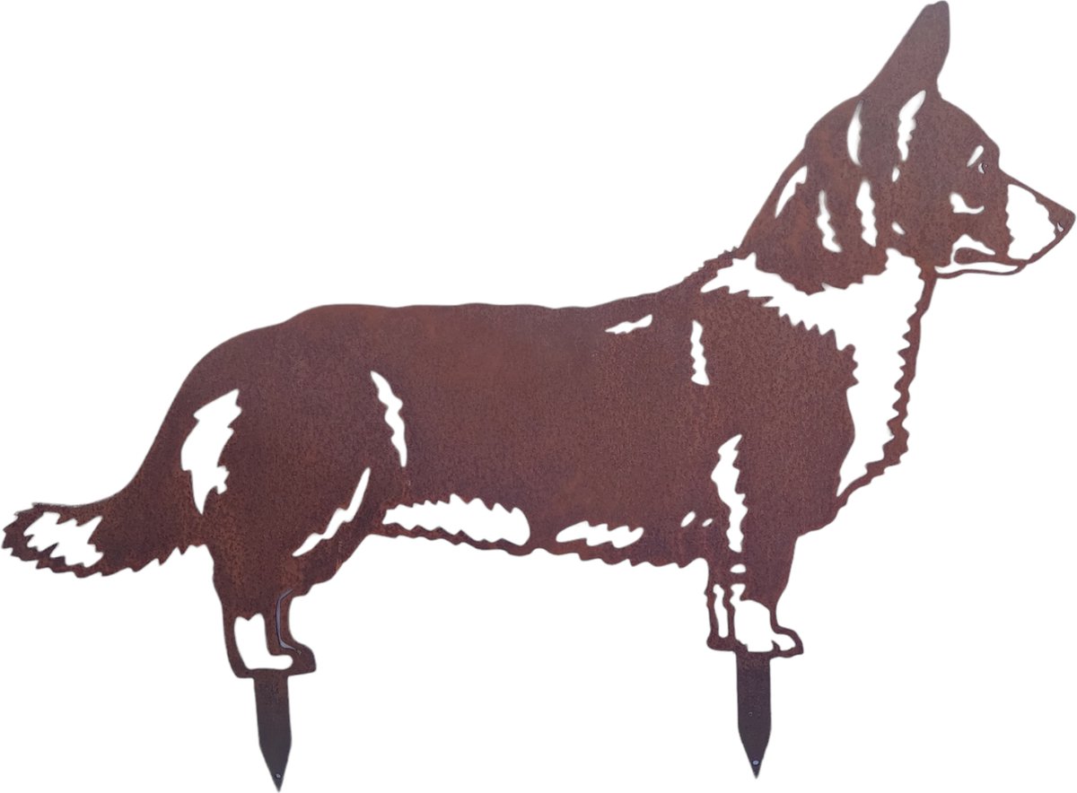 Corgie - statue de jardin - 84x50