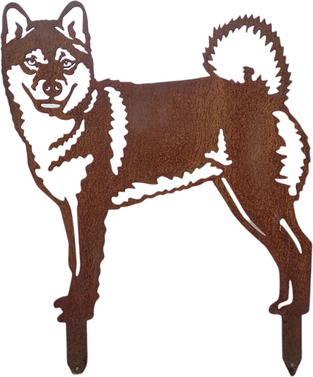 Shiba inu - statue de jardin - 51x50