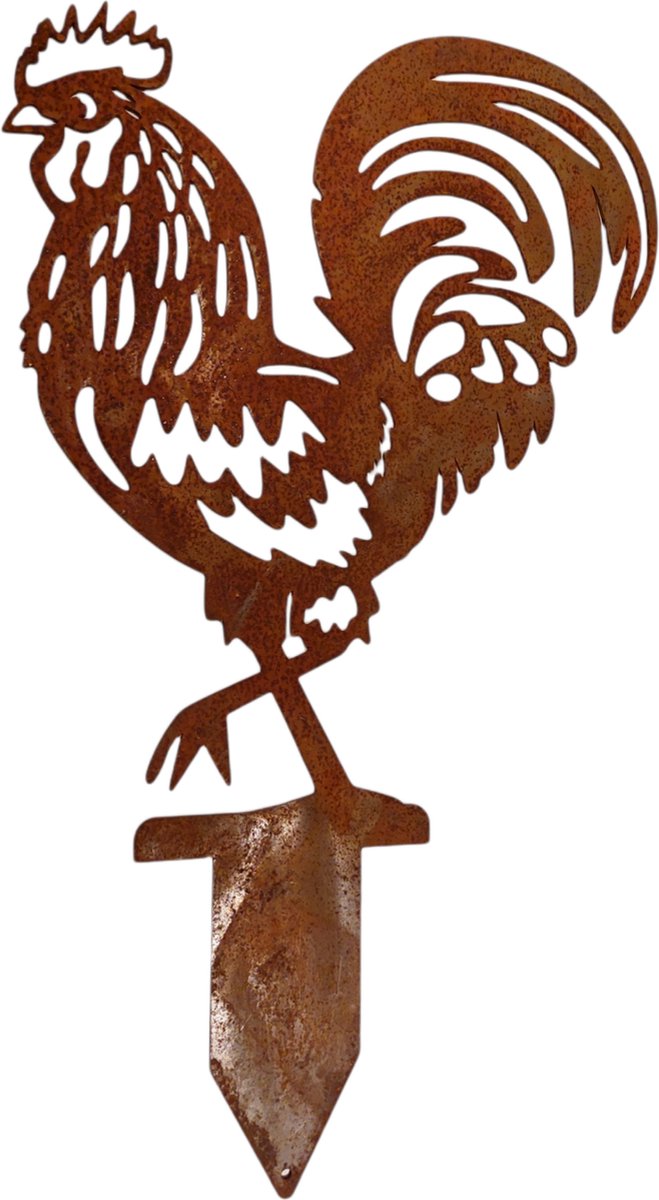 Coq - statue de jardin - 51x42