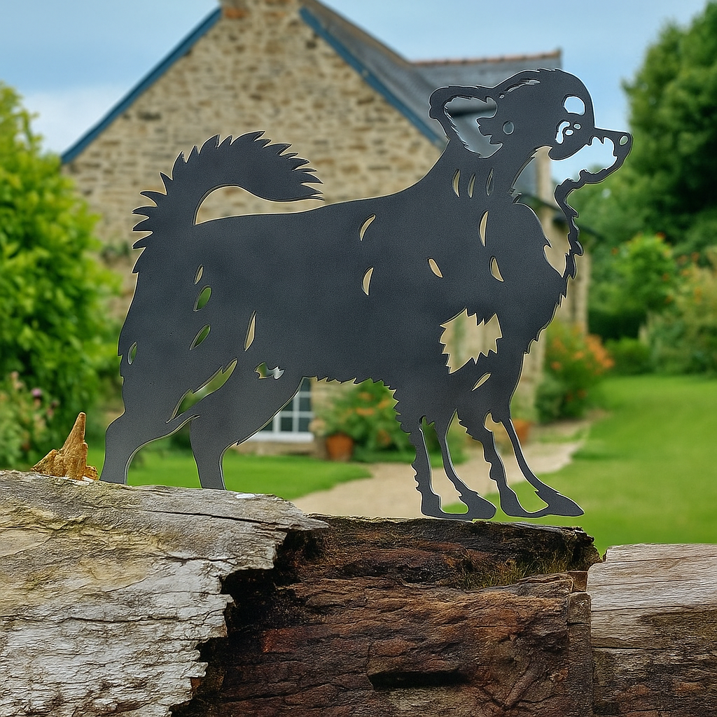 Chihuahua - statue de jardin - 33x25