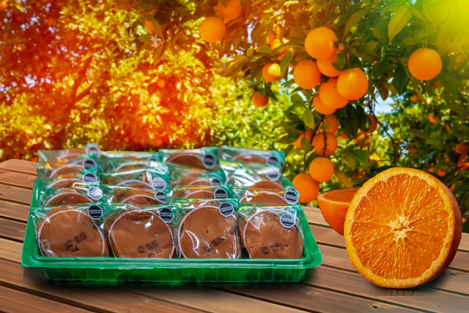NARANJA CON MANJAR BLANCO