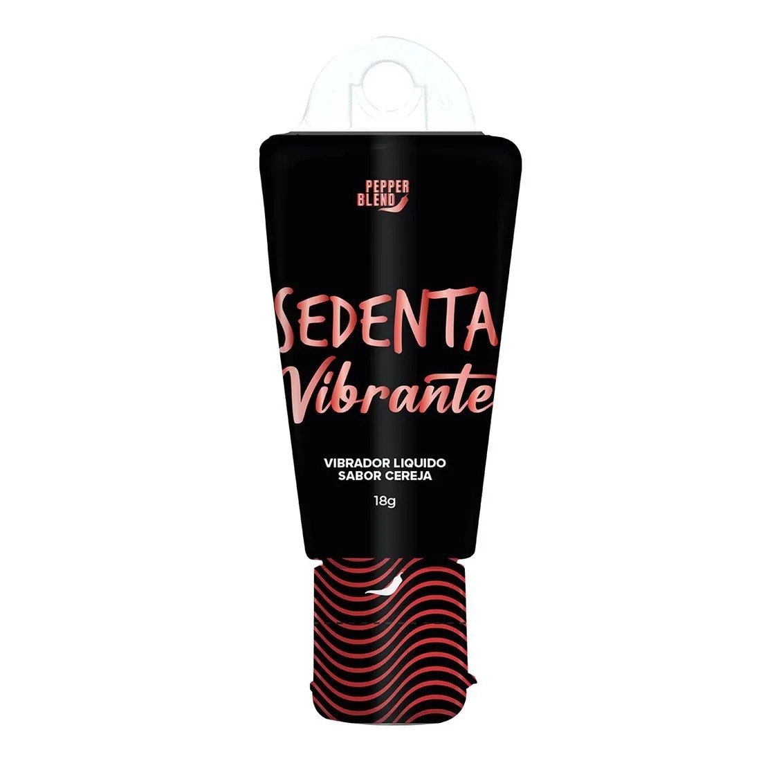 Sedenta Vibrante Vibrador Líquido Comestível 18g Pepper Blend
