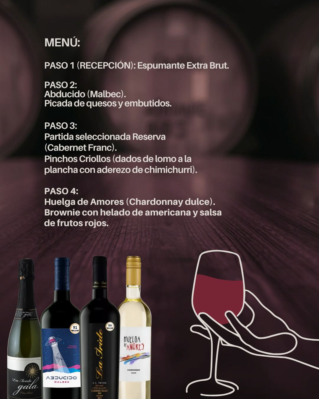 TICKET PARA CATA DE VINOS 20/11 20:00 HS