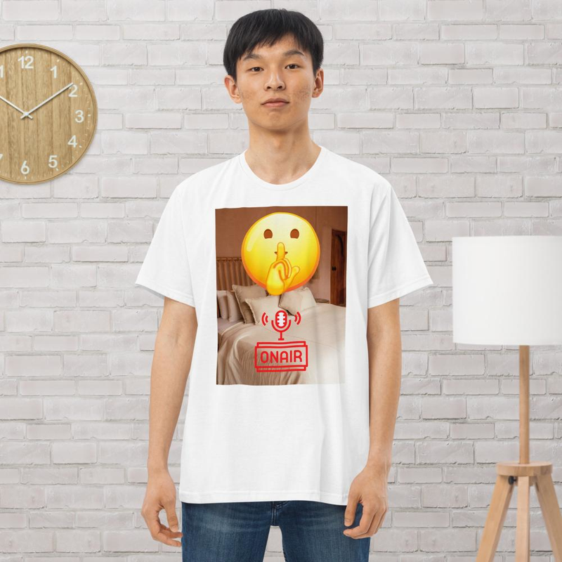 Camiseta masculina corte simples - Silêncio - NO AR