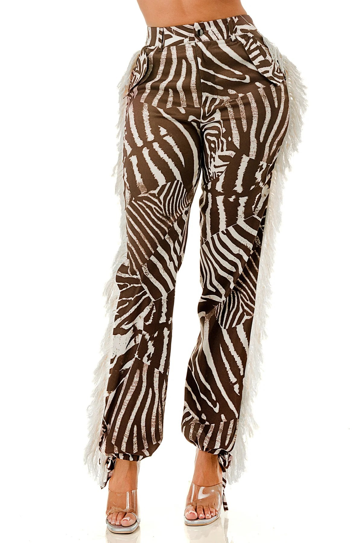Fringe-a-lations Print Pants