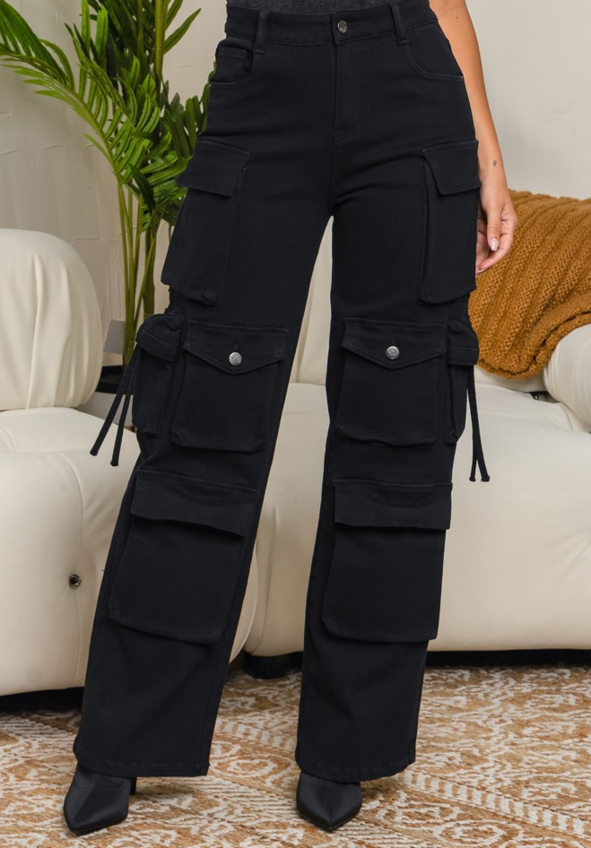 Black Cargo Pants
